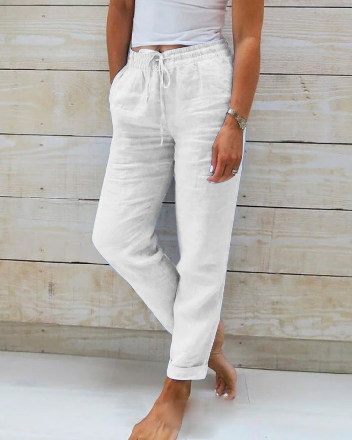 Cecilia® - Casual Linnen Dames Broek