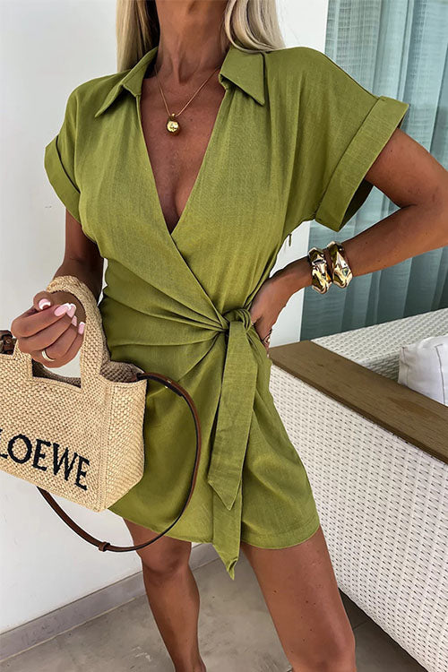Zarina® - Stijlvolle Jumpsuit met Korte Mouwen