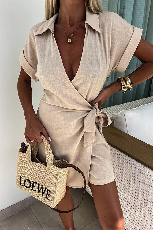 Zarina® - Stijlvolle Jumpsuit met Korte Mouwen