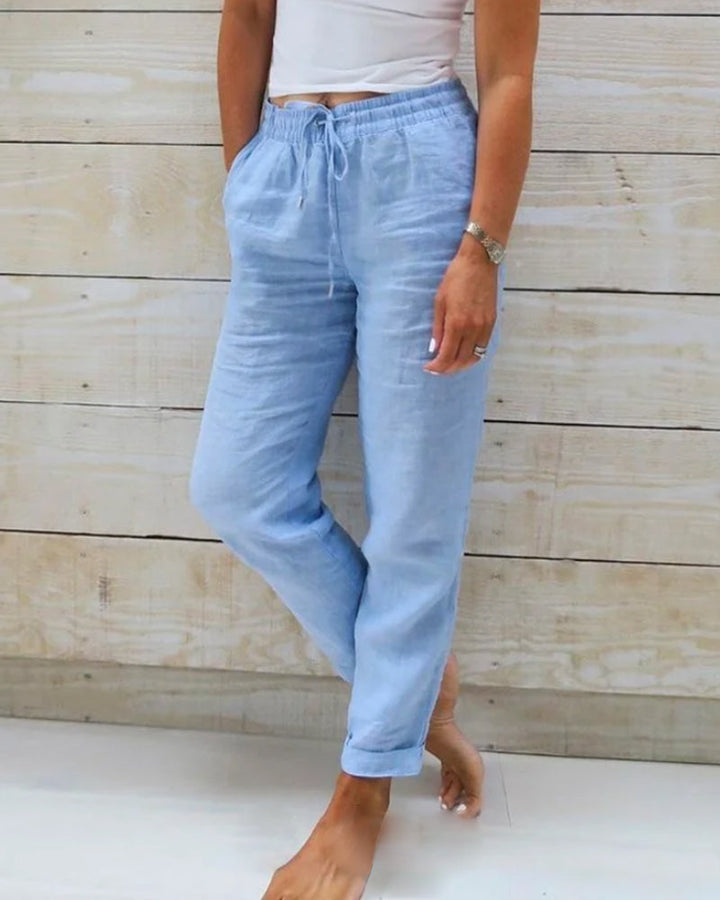 Cecilia® - Casual Linnen Dames Broek