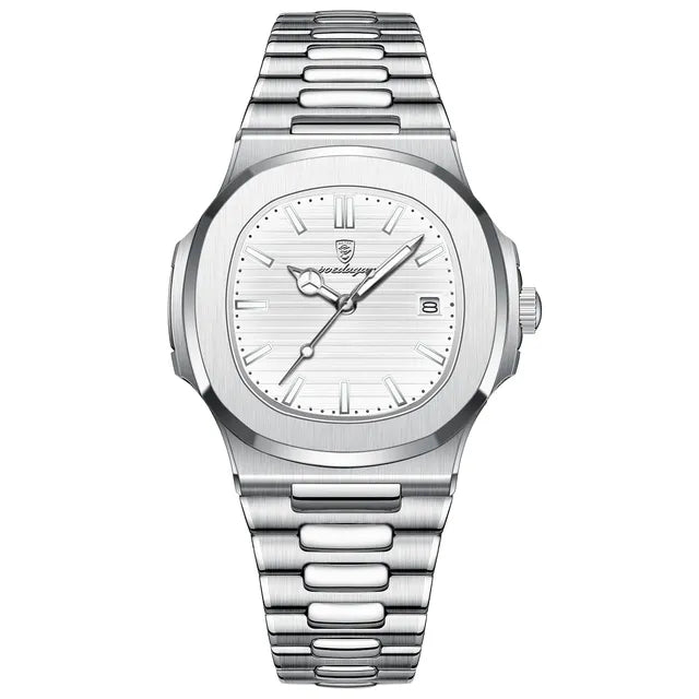 Stephan® - Klassiek Roestvrij Heren Horloge