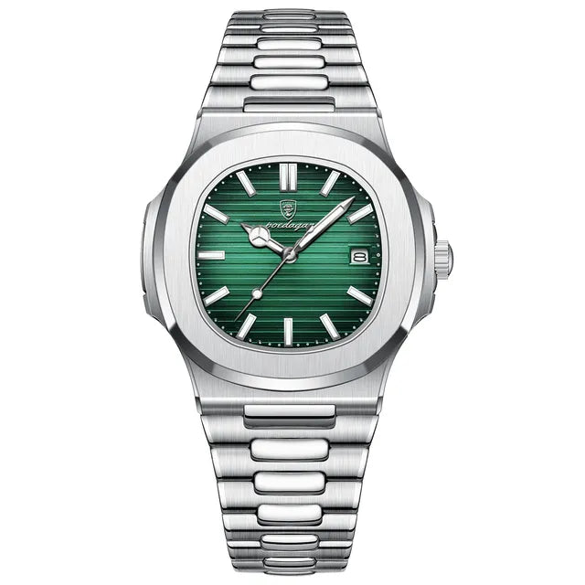 Stephan® - Klassiek Roestvrij Heren Horloge