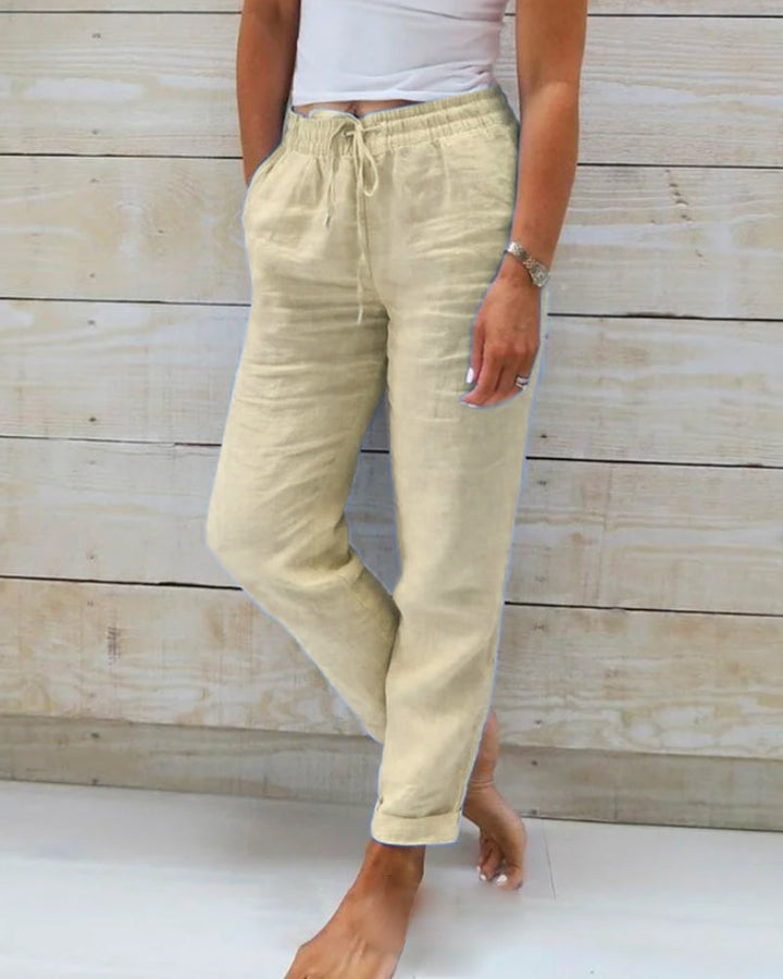 Cecilia® - Casual Linnen Dames Broek