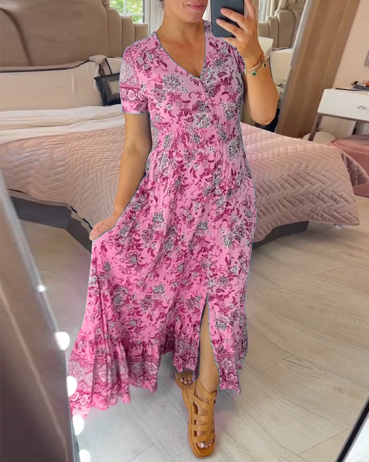 Elvira® - Comfortabele Zomer Jurk met V-hals
