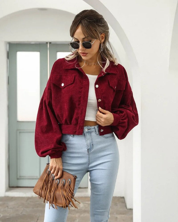Delphina® - Elegante Frühlings-Bomberjacke
