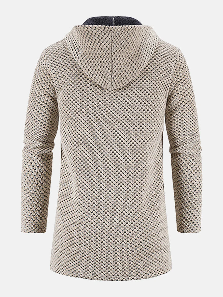 Claus® - Lässige Strickjacke mit Kapuze