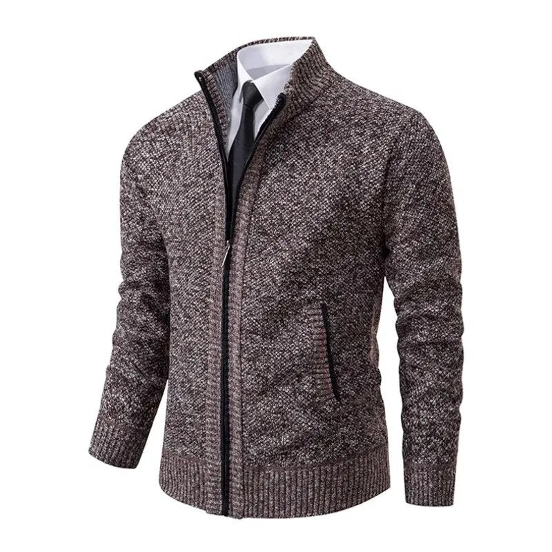 Michel® - Stilvolle warme Fleece Strickjacke