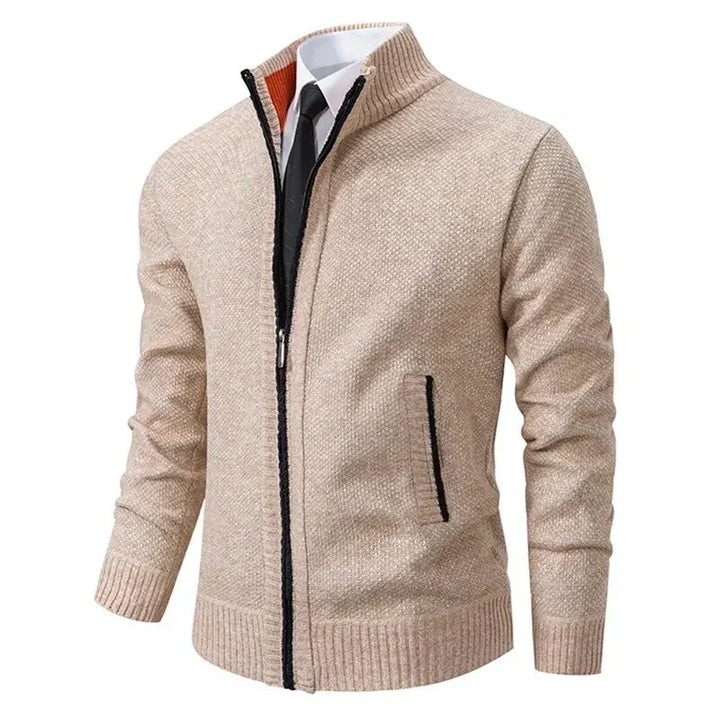 Michel® - Stilvolle warme Fleece Strickjacke