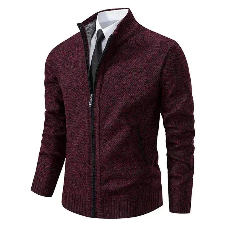 Michel® - Stilvolle warme Fleece Strickjacke