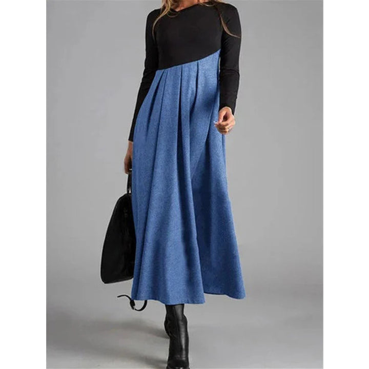 Cora® - Elegantes Maxikleid mit langen Ärmeln