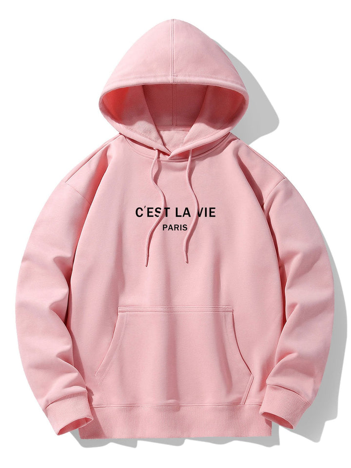 Inès® -  Stijlvolle Hoodie "C'est La Vie" Paris