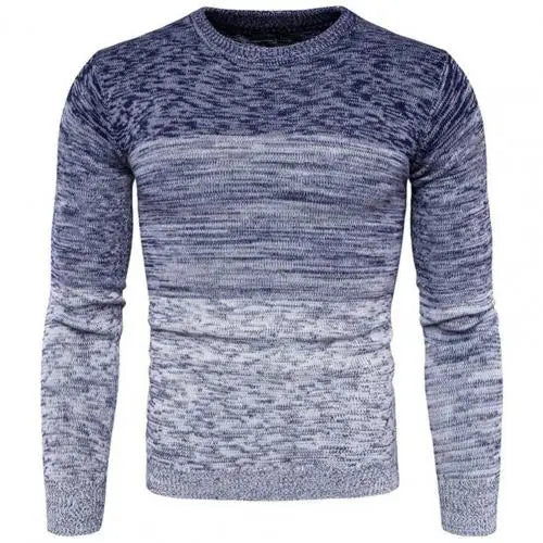 Frantz ® - Herren Strickpullover mit Patchwork für Herbst & Winter