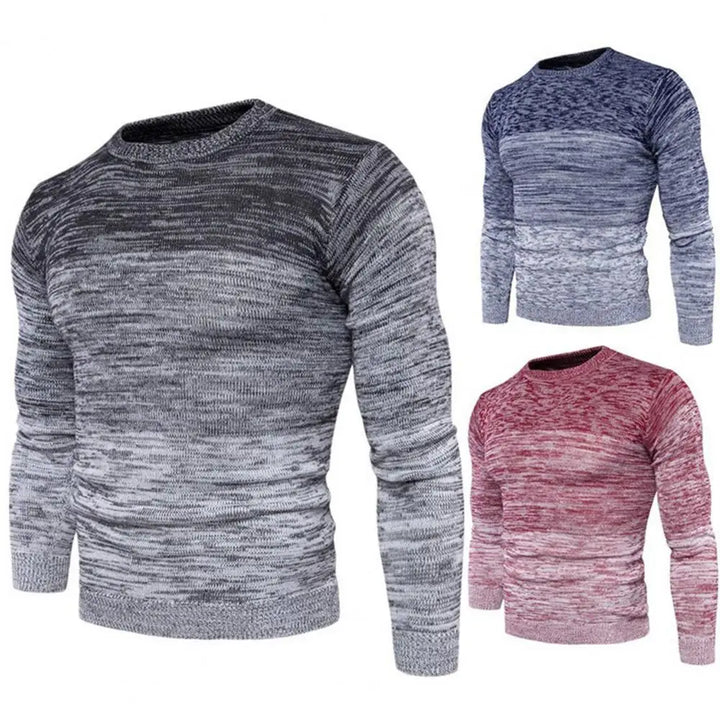 Frantz ® - Herren Strickpullover mit Patchwork für Herbst & Winter