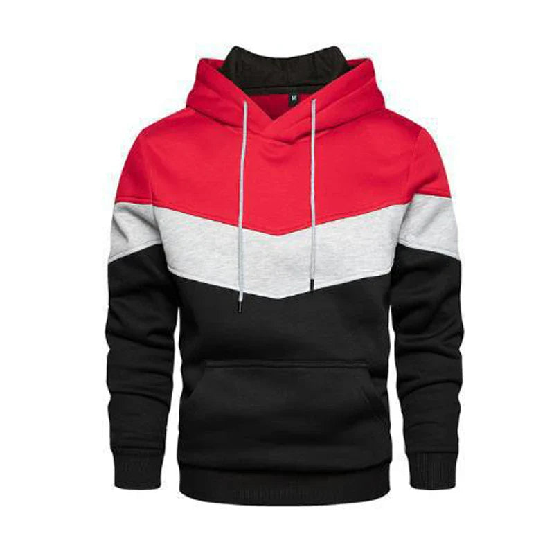 Ernust® - Hoodie mit Farbigen Streifen