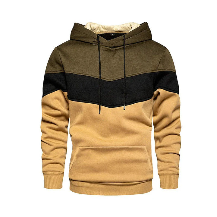 Ernust® - Hoodie mit Farbigen Streifen