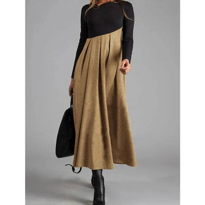 Cora® - Elegantes Maxikleid mit langen Ärmeln