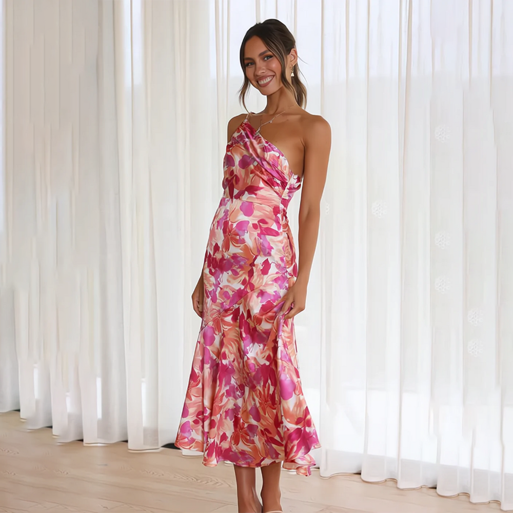 Julia® -  Elegante Maxi Jurk met Bloemenprint - Winkeltje van Anouk