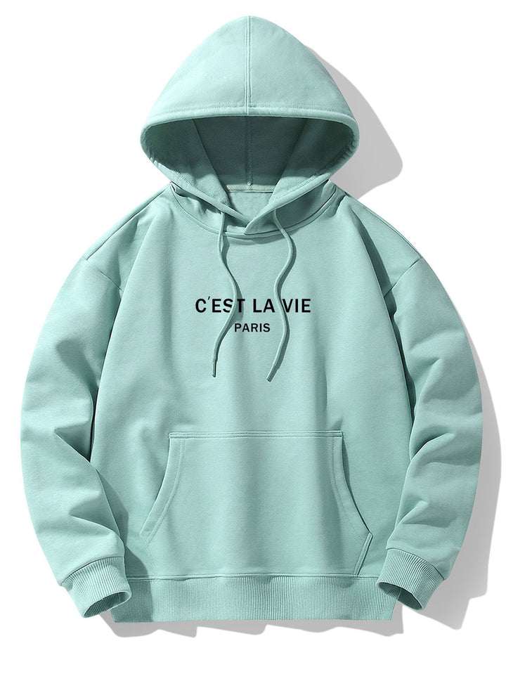 Inès® -  Stijlvolle Hoodie "C'est La Vie" Paris