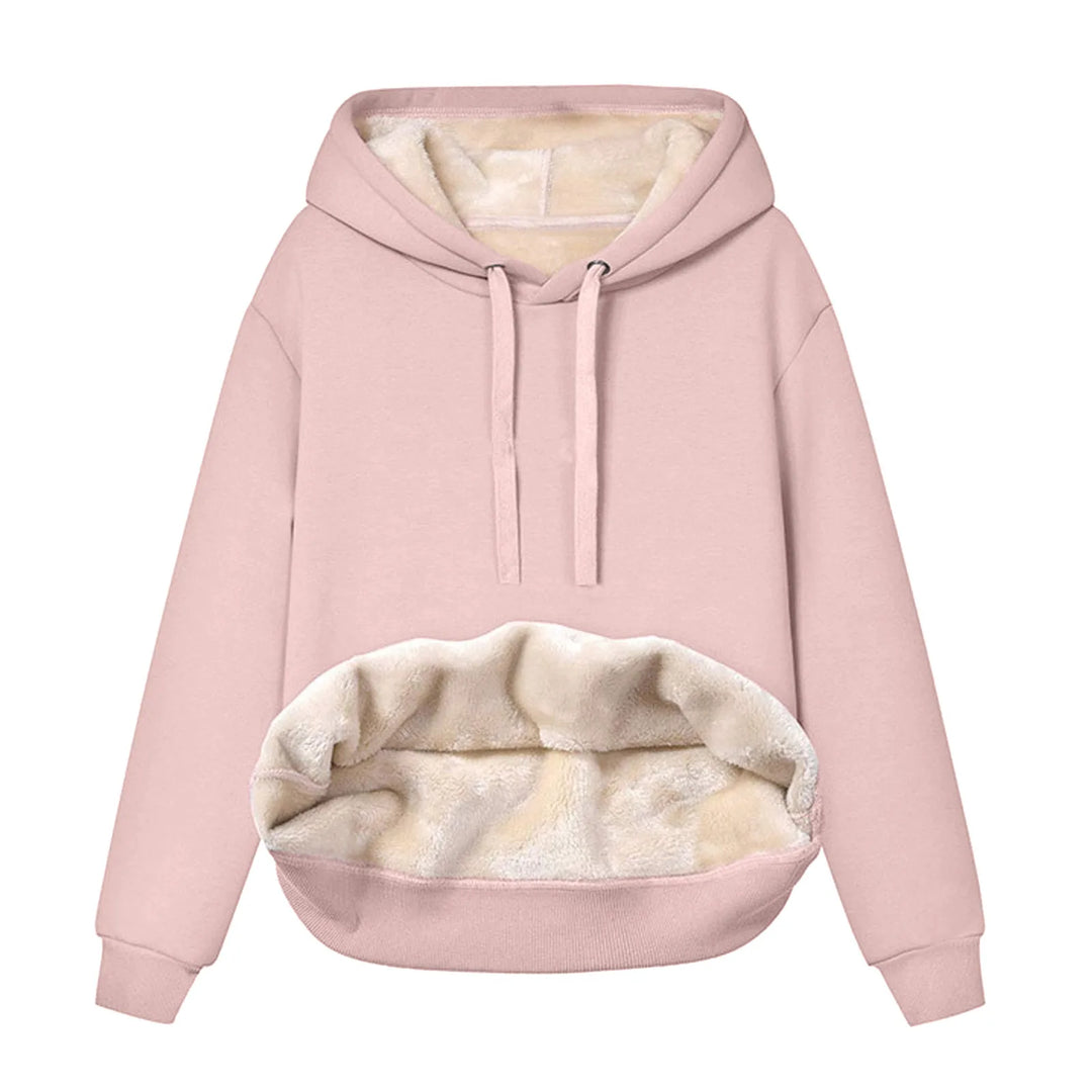 Ella® – Damen Fleece Hoodie mit Kuschel Fütterung