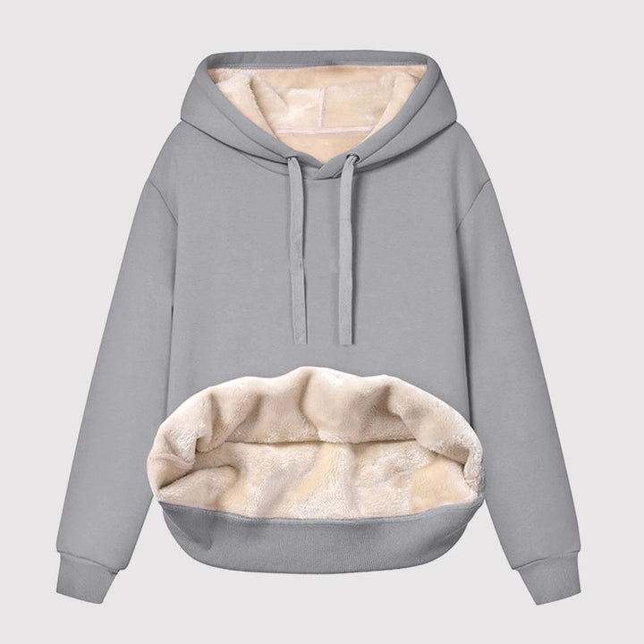 Ella® – Damen Fleece Hoodie mit Kuschel Fütterung