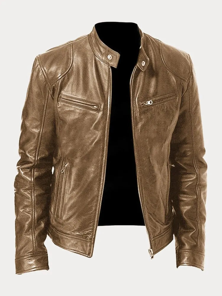 Christhart® - Lässige Winddichte Leder Herbst Jacke