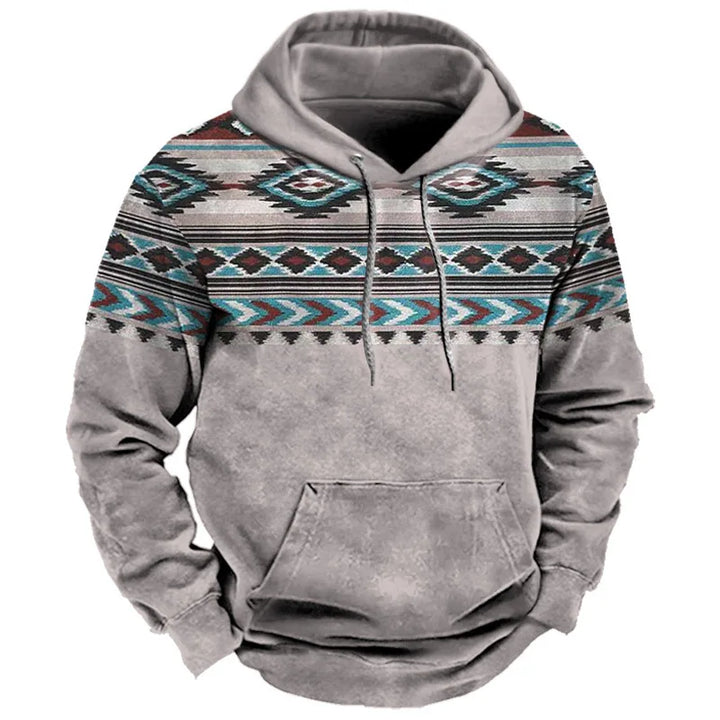 Baden® – Vintage 3D Print Hoodie im Casual Streetwear Stil