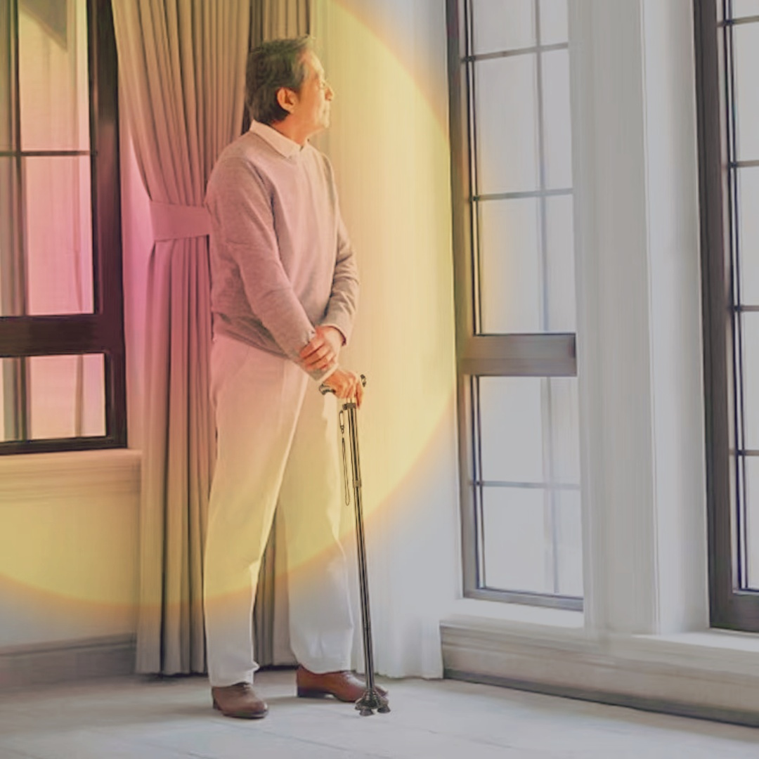 Vitadaro® Opvouwbare Wandelstok Met Extra Stabiliteit