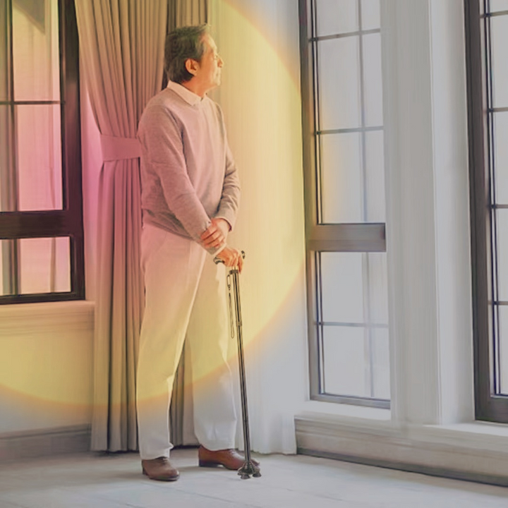 Vitadaro® Opvouwbare Wandelstok Met Extra Stabiliteit