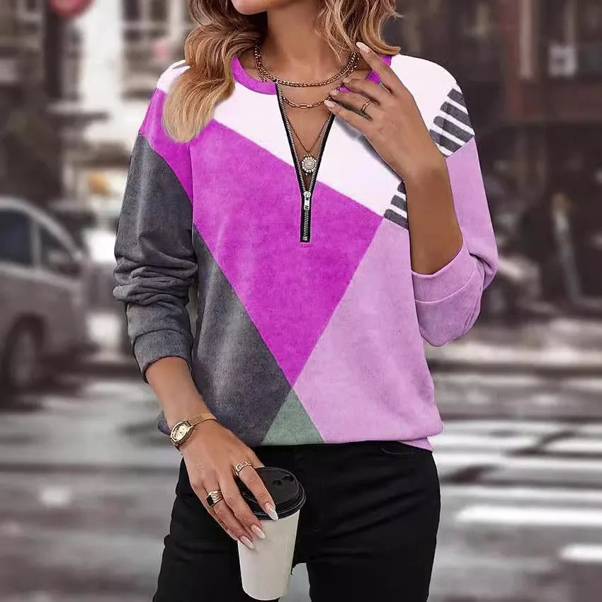 Erna® - Modischer Pullover mit Reißverschluss