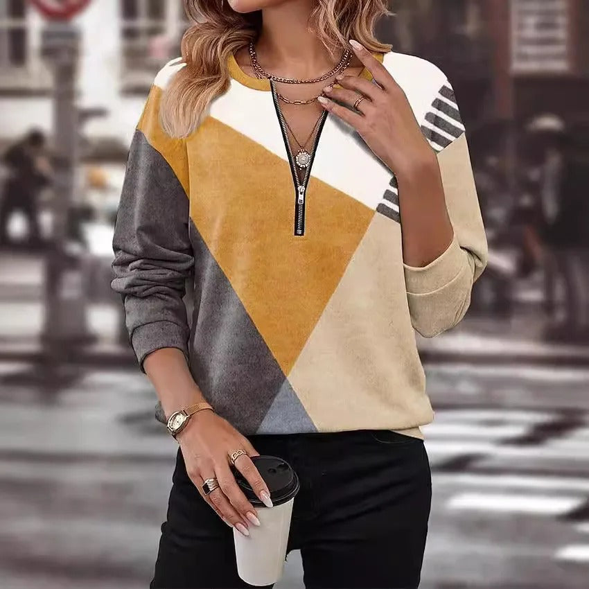 Erna® - Modischer Pullover mit Reißverschluss