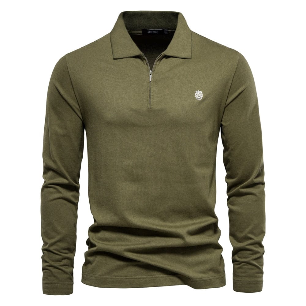 Reinier® - Unifarbenes Luxus-Poloshirt