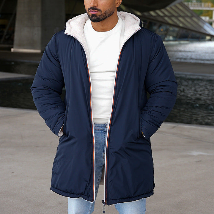 Milos® - Doppelseitige Warme Winterjacke mit Kapuze