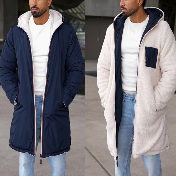 Milos® - Doppelseitige Warme Winterjacke mit Kapuze