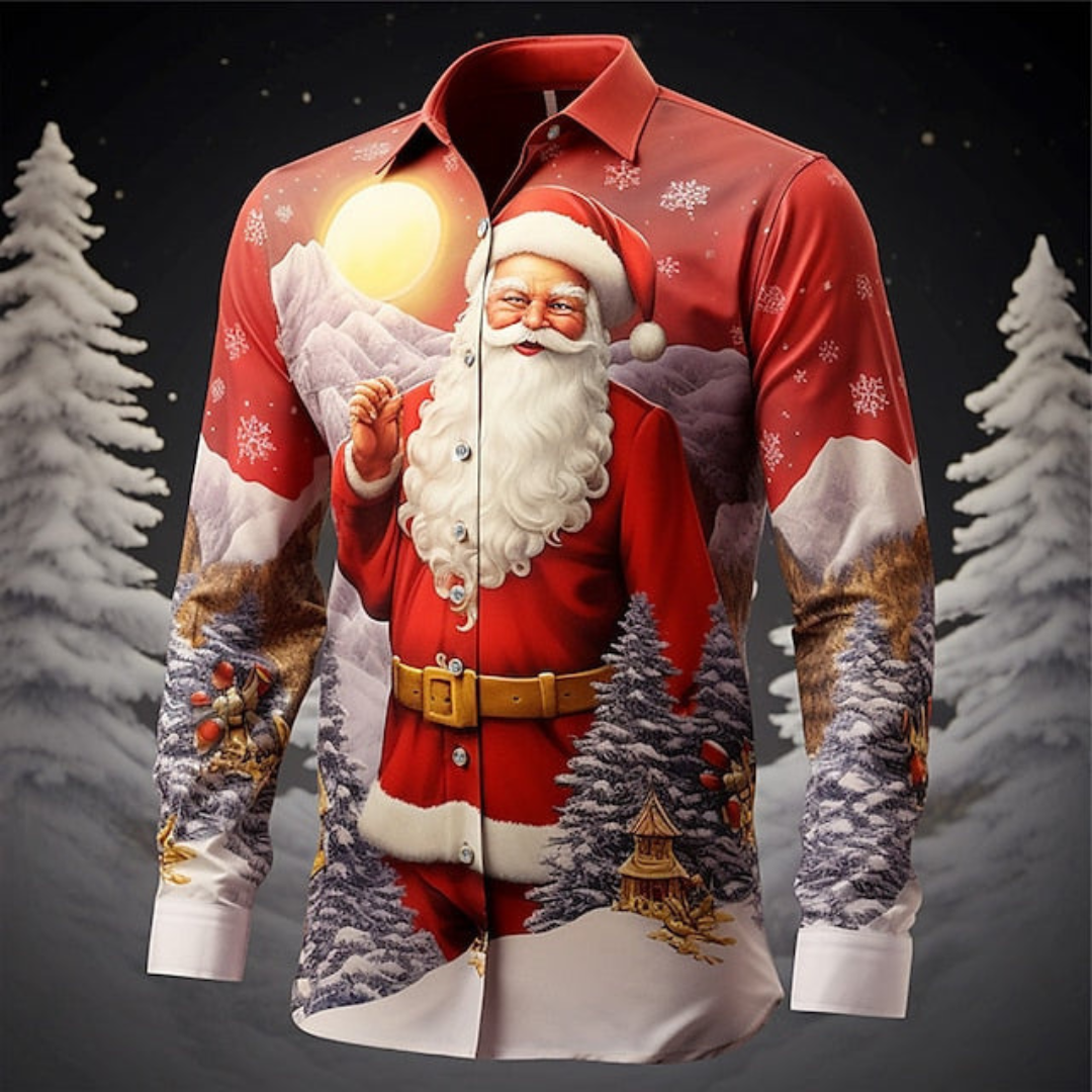 Christian® - Bequeme Hemd mit Weihnachtsdruck