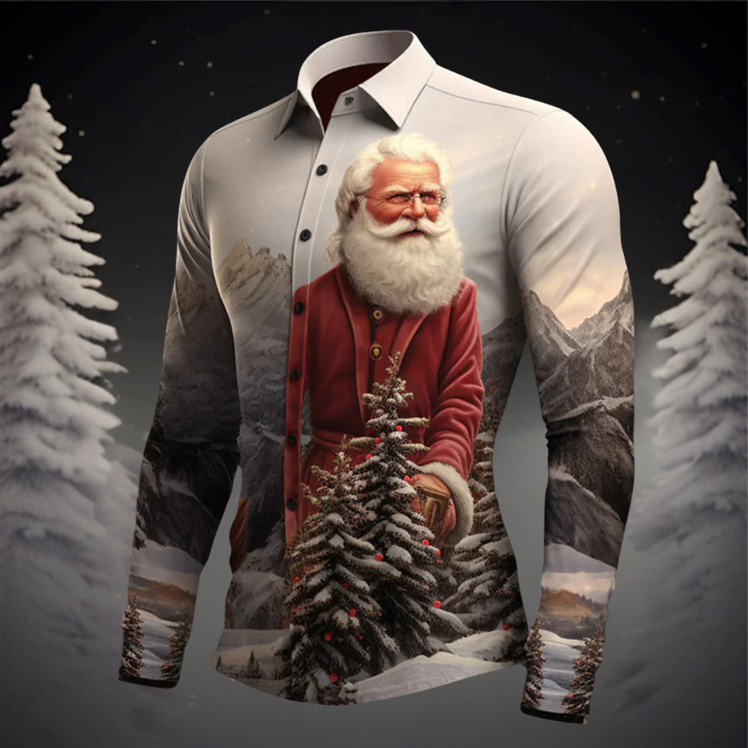 Christian® - Bequeme Hemd mit Weihnachtsdruck