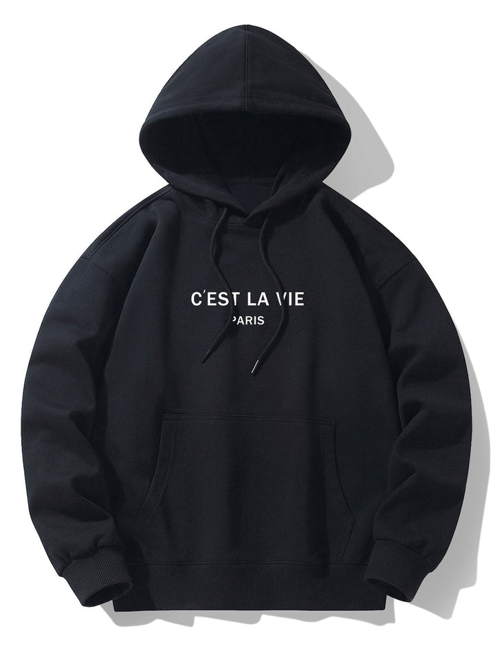 Inès® -  Stijlvolle Hoodie "C'est La Vie" Paris