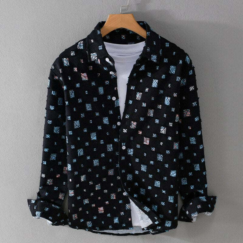 Steven® - Casual Geruite Heren Overhemd