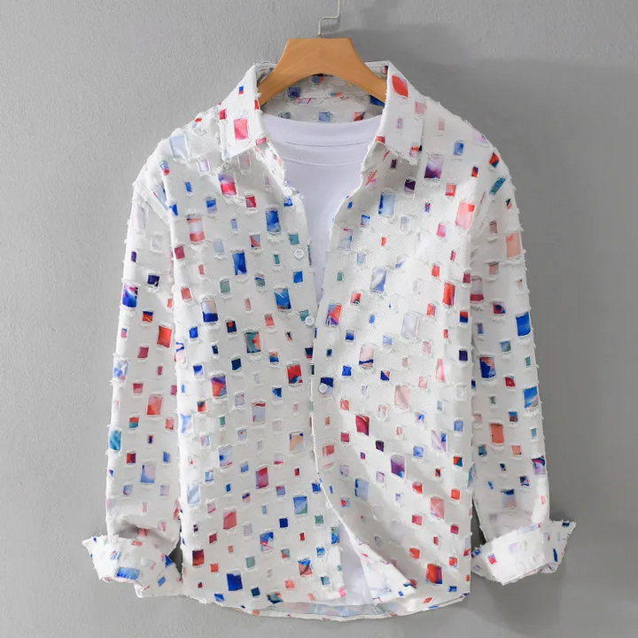 Steven® - Casual Geruite Heren Overhemd