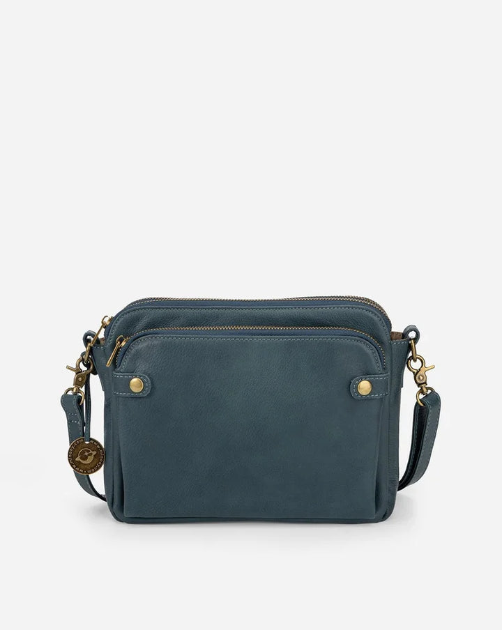 3-Layer Leather® - Crossbody-Umhängetasche