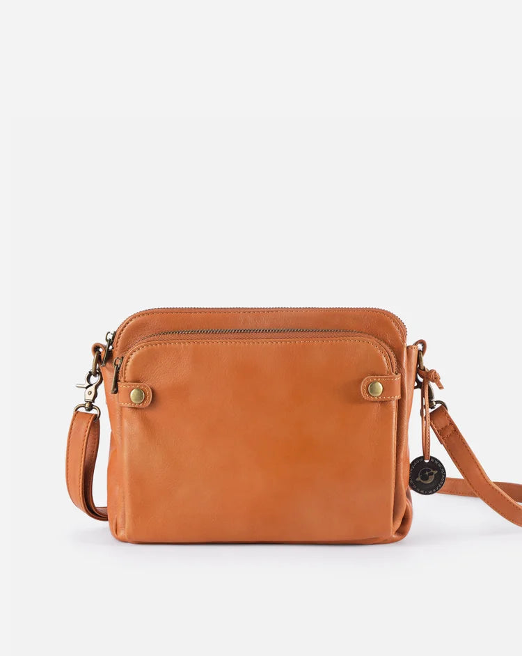 3-Layer Leather® - Crossbody-Umhängetasche