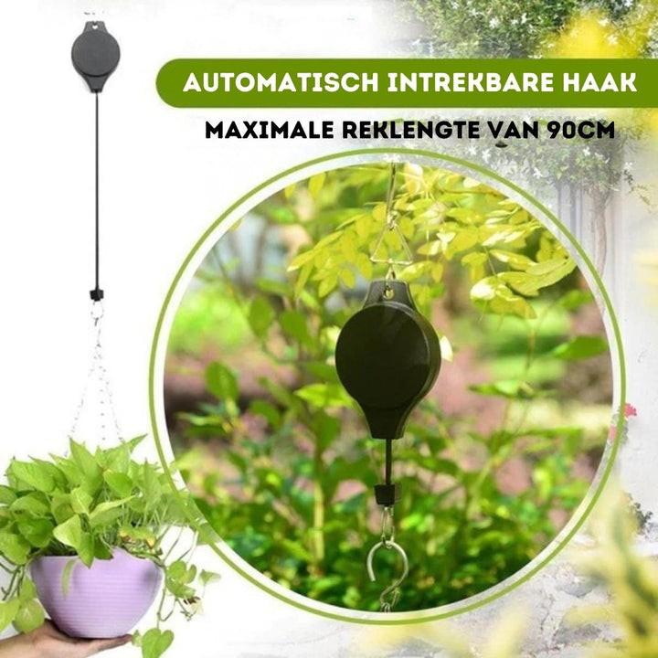 Verstelbare EasyHaak™ - Intrekbare haak voor potten, manden en vogelhuisjes - Four You