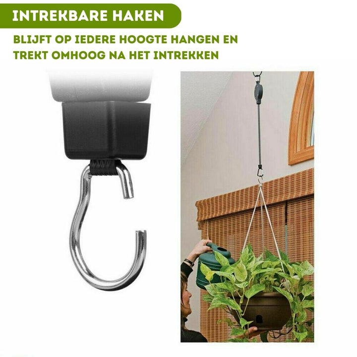 Verstelbare EasyHaak™ - Intrekbare haak voor potten, manden en vogelhuisjes - Four You
