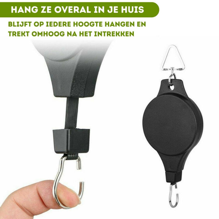 Verstelbare EasyHaak™ - Intrekbare haak voor potten, manden en vogelhuisjes - Four You