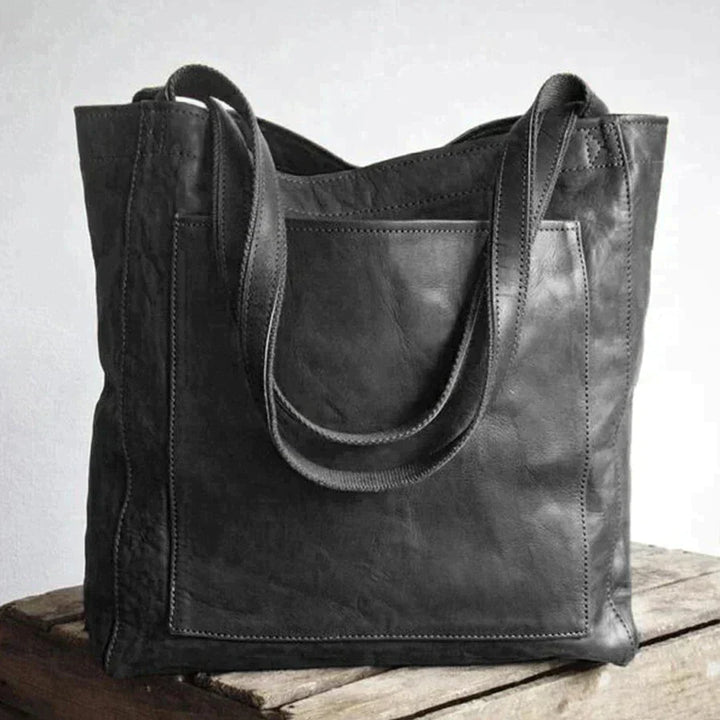 LuxeLeer® | Vintage Leren Schoudertas voor Vrouwen - Winkeltje van Anouk
