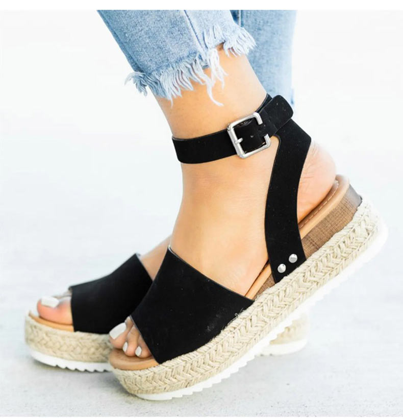 Wedge® - Hoge Zomer Sandalen - Winkeltje van Anouk