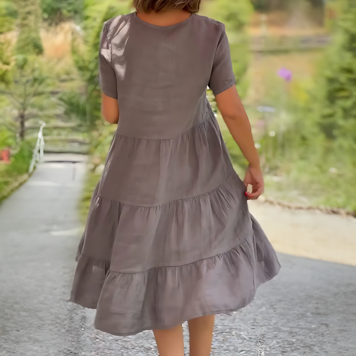 Marijke® - Kleid mit V-Ausschnitt