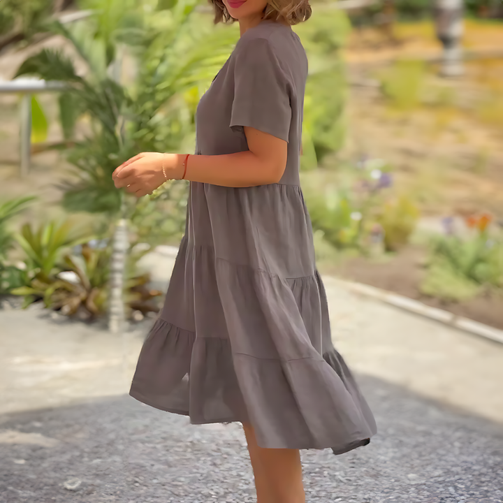 Marijke® - Kleid mit V-Ausschnitt