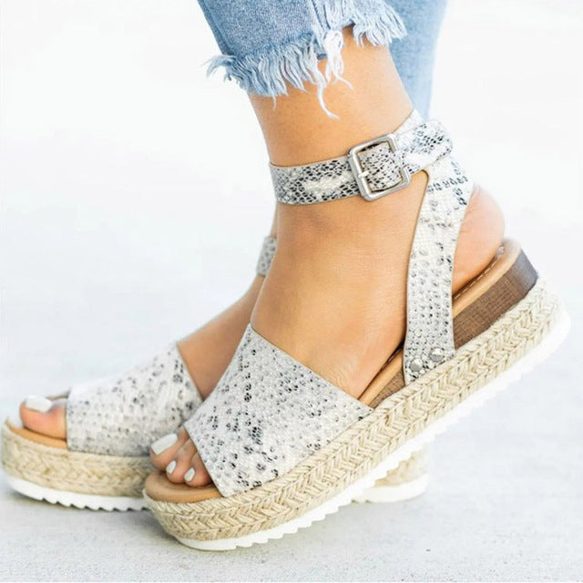 Wedge® - Hoge Zomer Sandalen - Winkeltje van Anouk