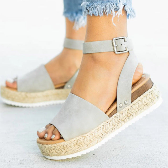 Wedge® - Hoge Zomer Sandalen - Winkeltje van Anouk