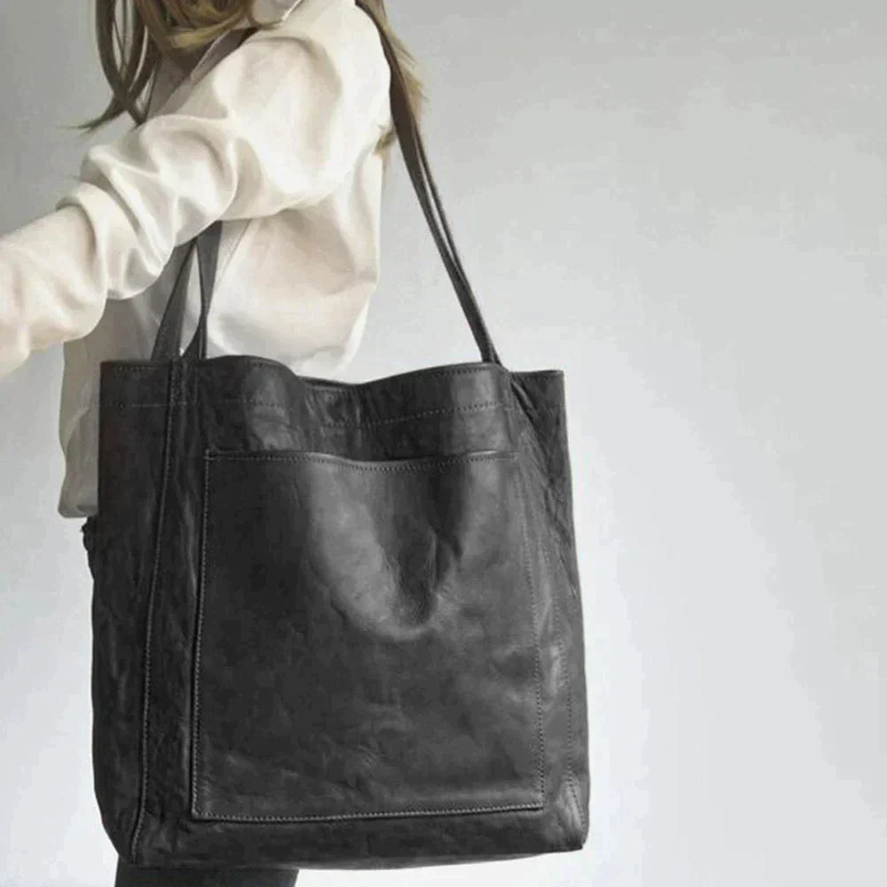 LuxeLeer® | Vintage Leren Schoudertas voor Vrouwen - Winkeltje van Anouk